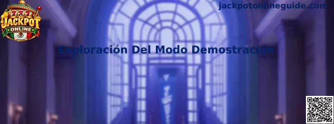 Referencia visual para explorar la interfaz y las funciones del modo demostración de Jackpot Online