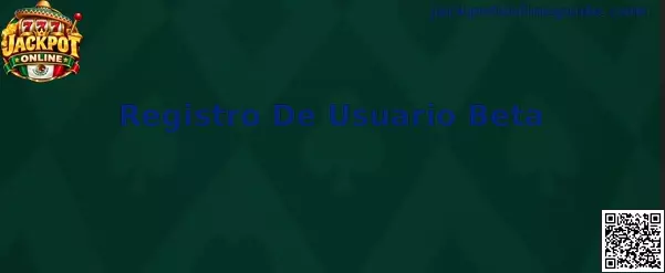 Registro De Usuario Beta en Jackpot Online