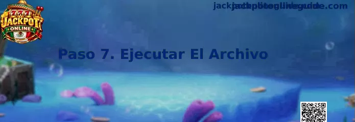 Paso 7 Ejecutar El Archivo de una guía de Jackpot Online