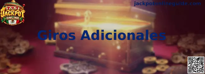 Ilustración informativa sobre Giros Adicionales en juegos de Jackpot Online